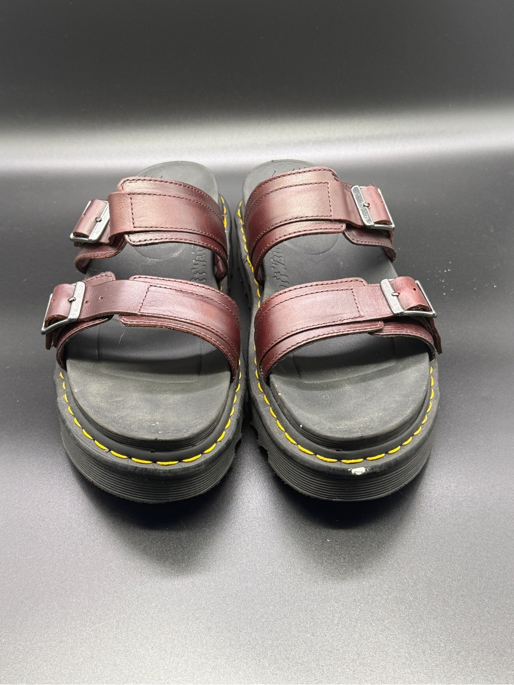 Dr. Martens Myles Sandals Men's 11 Brown Strapped Platform Y2K Luxury Casual Wea - Picture 2 of 6